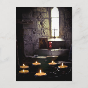 Carte Postale Bougies de l'abbaye d'Iona