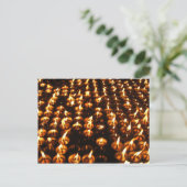 Carte Postale Bougies de prière à Boudhanath (Debout devant)