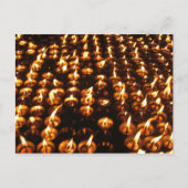 Carte Postale Bougies de prière à Boudhanath (Devant)