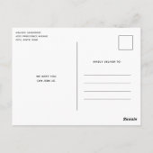 Carte Postale Bougies et bouquet floral fête de Noël (Dos)