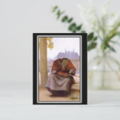 Carte Postale Bouguereau Bohémien invisible (Debout devant)
