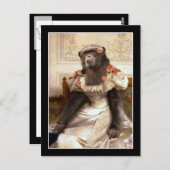 Carte Postale Bouguereau Gown de Cambacer (Devant / Derrière)