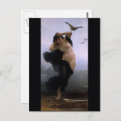 Carte Postale Bouguereau La Nuit (Devant / Derrière)