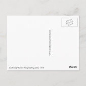 Carte Postale Bouguereau La Nuit (Dos)