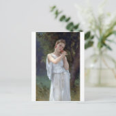 Carte Postale Bouguereau Les oreilles Jeune femme (Debout devant)