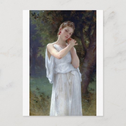 Carte Postale Bouguereau Les oreilles Jeune femme (Devant)
