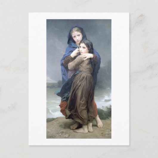 Carte Postale Bouguereau - L'Orage (Devant)