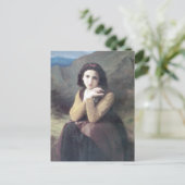 Carte Postale Bouguereau - Mignon Pensive (Debout devant)
