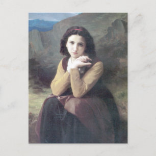 Carte Postale Bouguereau - Mignon Pensive