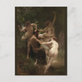 Carte Postale Bouguereau Nymphes et Satyr (Devant)