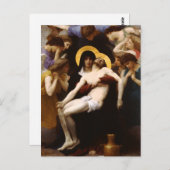 Carte postale Bouguereau Pieta (Devant / Derrière)