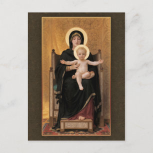 Carte Postale Bouguereau Vierge et Enfant CC0271
