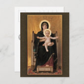 Carte Postale Bouguereau Vierge et Enfant CC0271 (Devant / Derrière)