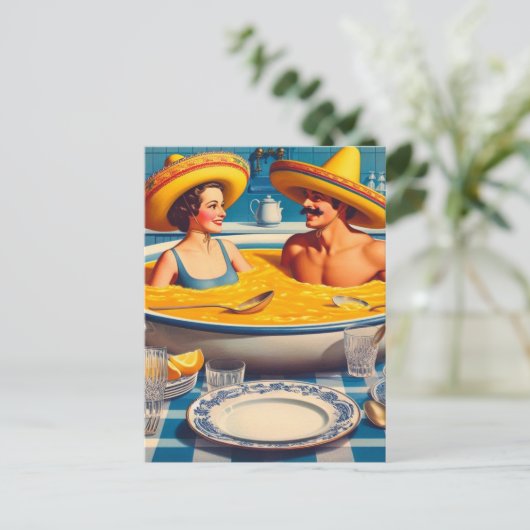 Carte Postale Bouilloire Surreal Soup (Debout devant)