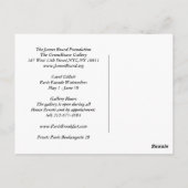 Carte Postale BOULANGERIE 28 Aquarelle de Paris (Dos)