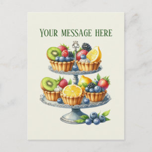 Carte Postale  Boulangerie ajouter un message Nom de l'entrepris