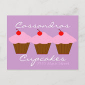 Carte Postale Boulangerie Cupcake (Devant)