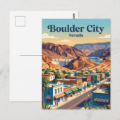 Carte Postale Boulder City, Nevada (Devant / Derrière)