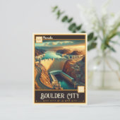 Carte Postale Boulder City, Nevada | VINTAGE (Debout devant)