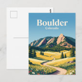 Carte Postale Boulder Colorado (Devant / Derrière)