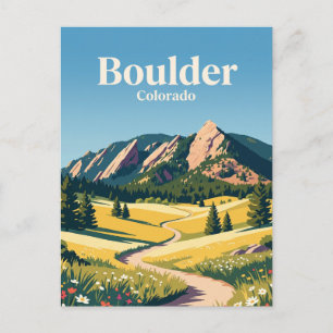 Carte Postale Boulder Colorado