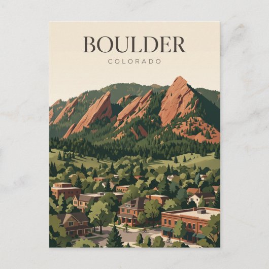 Carte Postale Boulder Colorado (Devant)