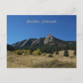 Carte postale Boulder Colorado (Devant)