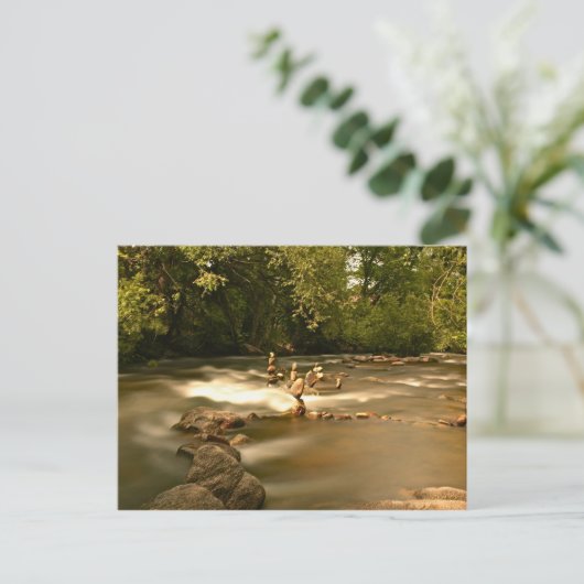 Carte Postale Boulder Creek - Roches équilibrées (Debout devant)