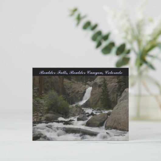 Carte Postale Boulder Falls (Debout devant)