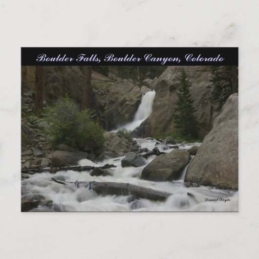Carte Postale Boulder Falls (Devant)
