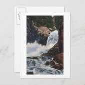 Carte Postale Boulder Falls in Boulder Canyon, Colorado View (Devant / Derrière)