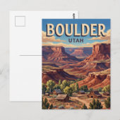 Carte Postale Boulder Utah (Devant / Derrière)