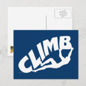Carte Postale Bouldering Escalade rock (Devant / Derrière)