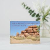 Carte Postale Boulders ronds, Karlu Karlu, Devils Marbles (Debout devant)