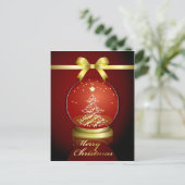 Carte Postale Boule à neige (Debout devant)