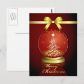 Carte Postale Boule à neige (Devant / Derrière)