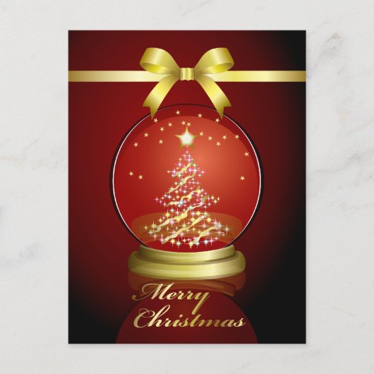 Carte Postale Boule à neige (Devant)