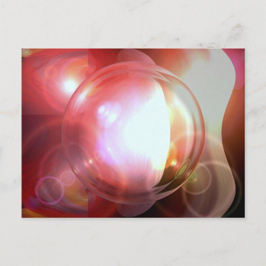 Carte Postale Boule Abstraite (Devant)