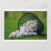 Carte Postale Boule de balles de golf (Devant)