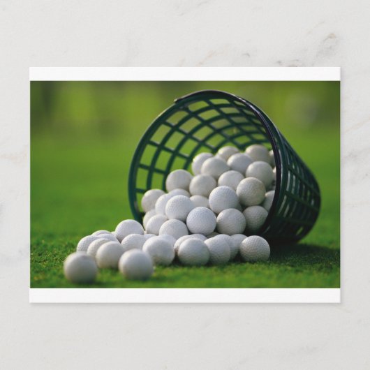 Carte Postale Boule de balles de golf (Devant)