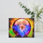 Carte Postale Boule de Cristal (Debout devant)