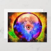 Carte Postale Boule de Cristal (Devant / Derrière)