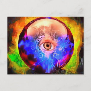 Carte Postale Boule de cristal