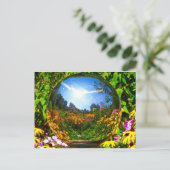 Carte Postale Boule de cristal (Debout devant)