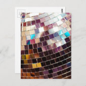 Carte Postale Boule de disco (Devant / Derrière)