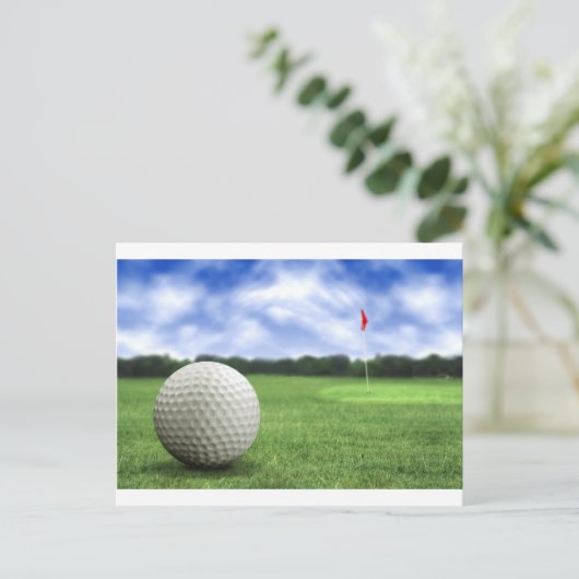 Carte Postale Boule de golf 4 (Debout devant)