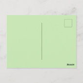 Carte Postale Boule de golf avec ruban de Noël à Noël (Dos)