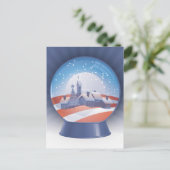 Carte Postale boule de neige obama (Debout devant)