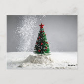 Carte Postale boule de Noël (Dos)