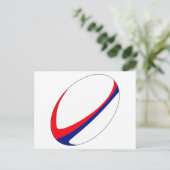 Carte Postale Boule de rugby (Debout devant)
